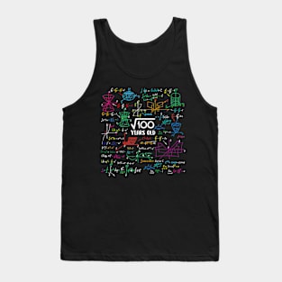 Square Root of 100 10 Year Old Math Lovers 10th Birthday Tank Top